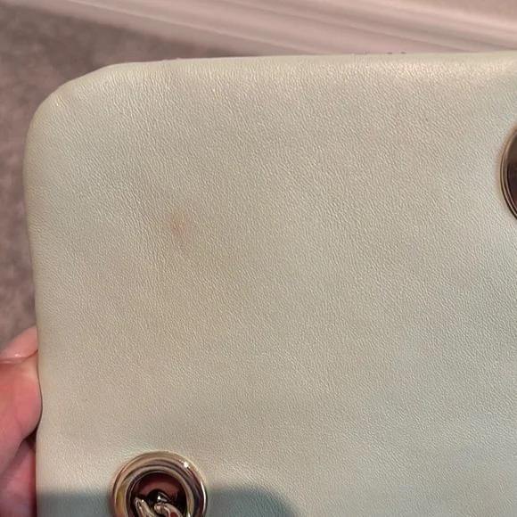 Kate Spade Natalia Smooth Quilted Leather Chain Shoulder Bag in Crystal Blue - Picture 6 of 10